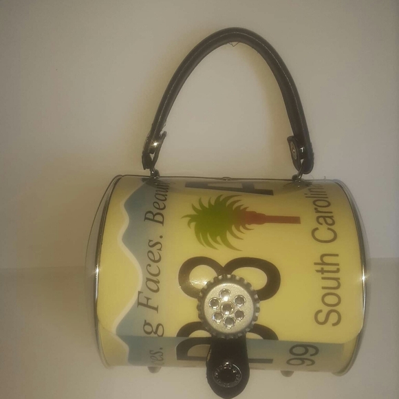 Vintage 1999 SC License Plate Clutch Purse - Picture 1 of 2